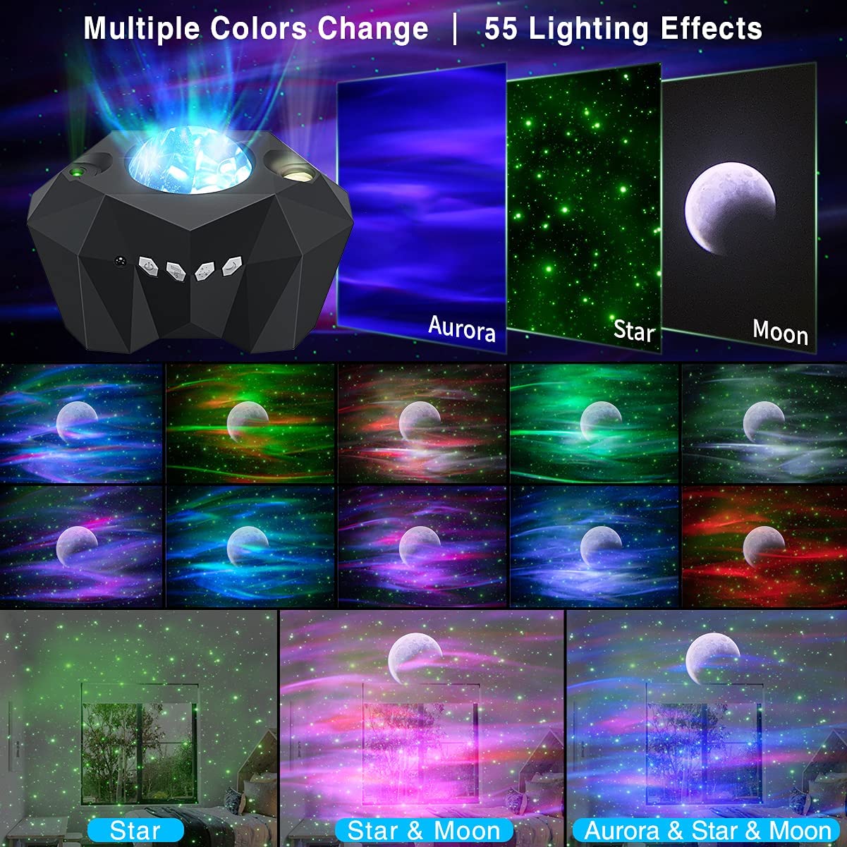 Northern Lights Star Projector My Store